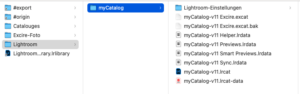 Lightroom Katalogsverzeichnis