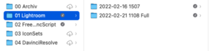Lightroom Backups