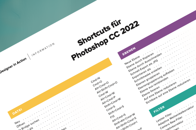 Photoshop CC 2022 - Shortcuts