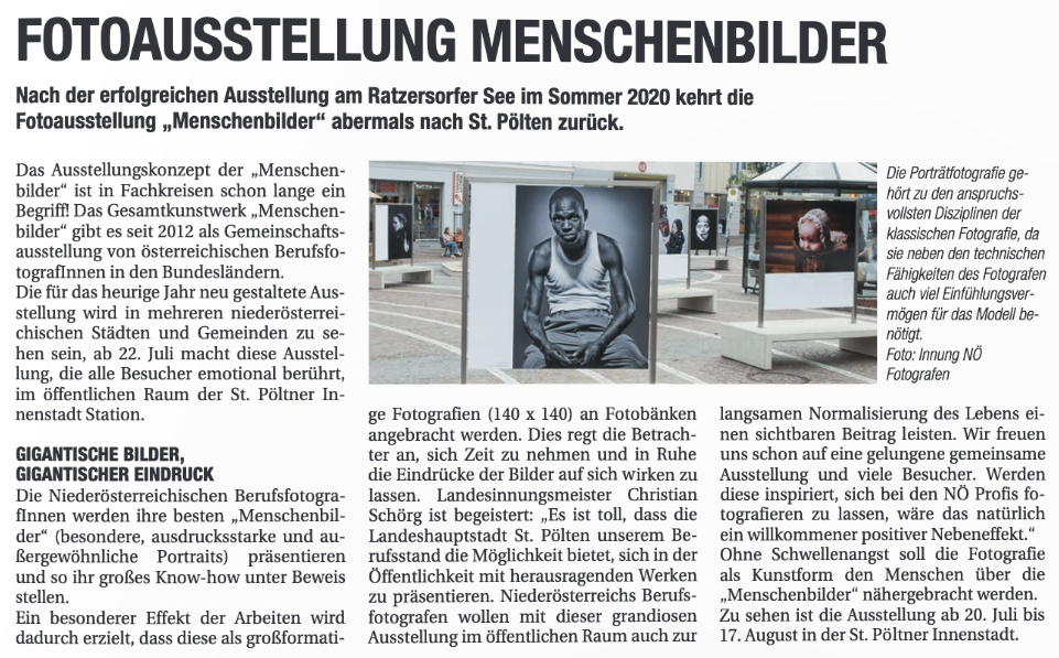 Austellung Menschenbilder