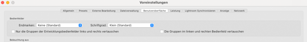 LR Classic für Linkshänder