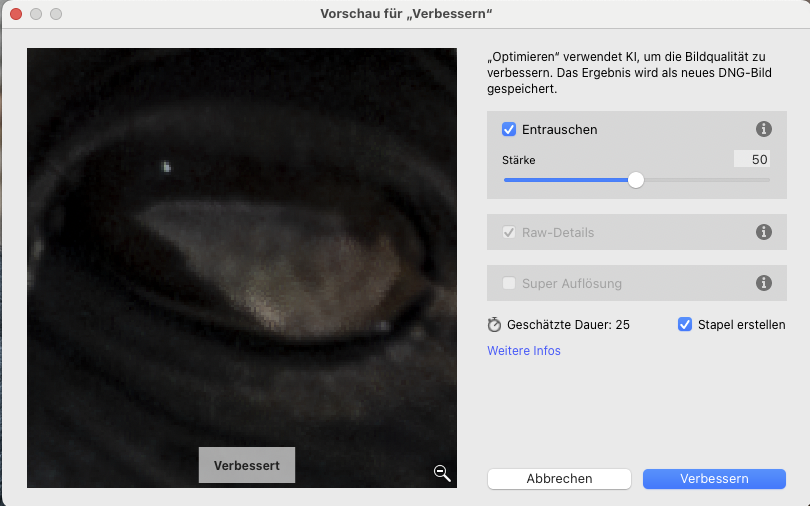 AI-Powered Noise Reduction - verbessert